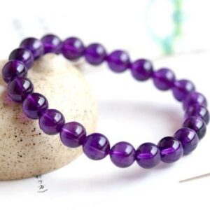 Premium Faceted Amethyst 8MM Bracelet